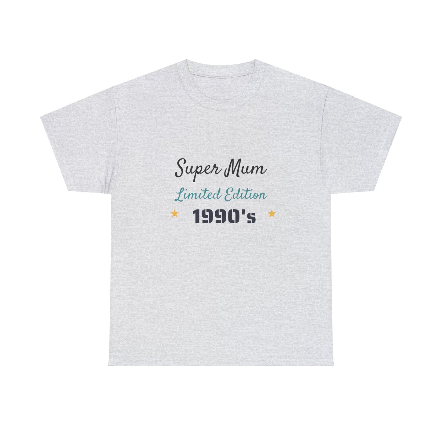 Mother's Day - super mum 1990's retro - Unisex Heavy Cotton Tee