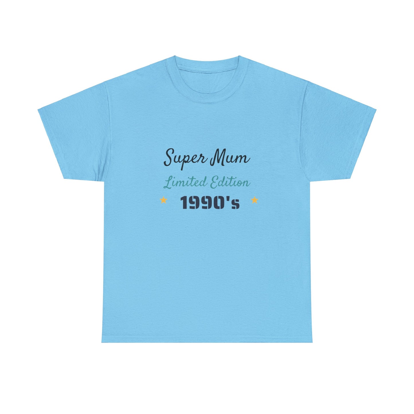Mother's Day - super mum 1990's retro - Unisex Heavy Cotton Tee