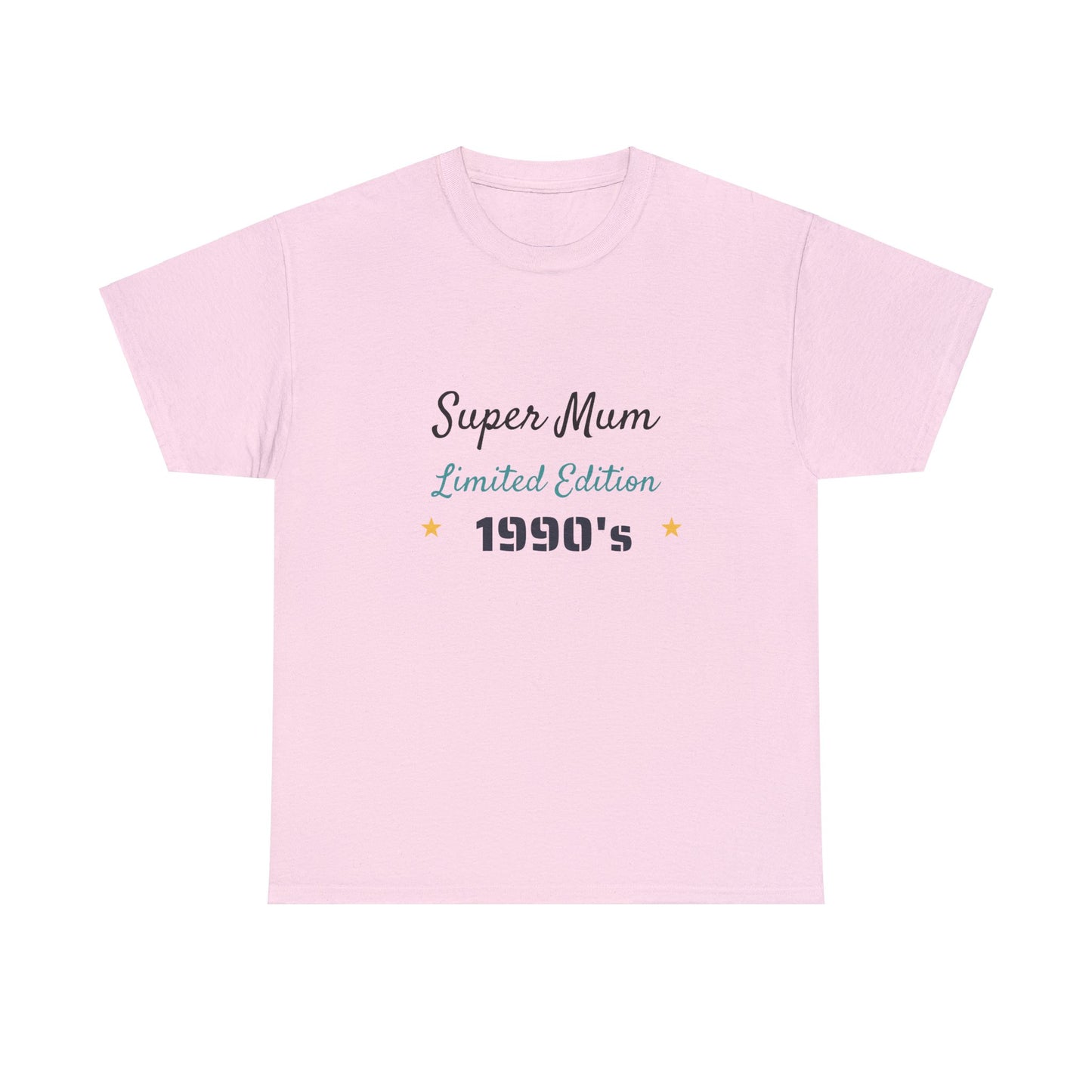 Mother's Day - super mum 1990's retro - Unisex Heavy Cotton Tee