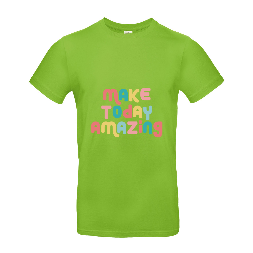 Make Today Amazing Affirmation - Short Sleeved T-Shirt - Coloured