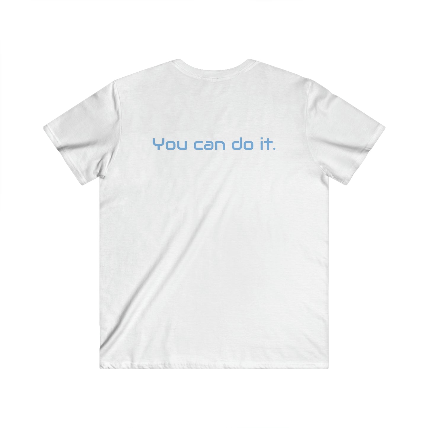 Beast mode - Affirmation Men's Fitted V-Neck Short Sleeve Tee