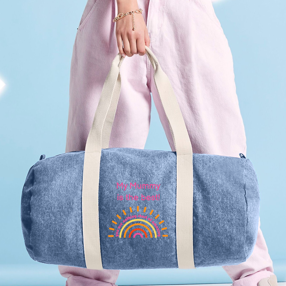 Mother's Day - Denim Barrel Bag