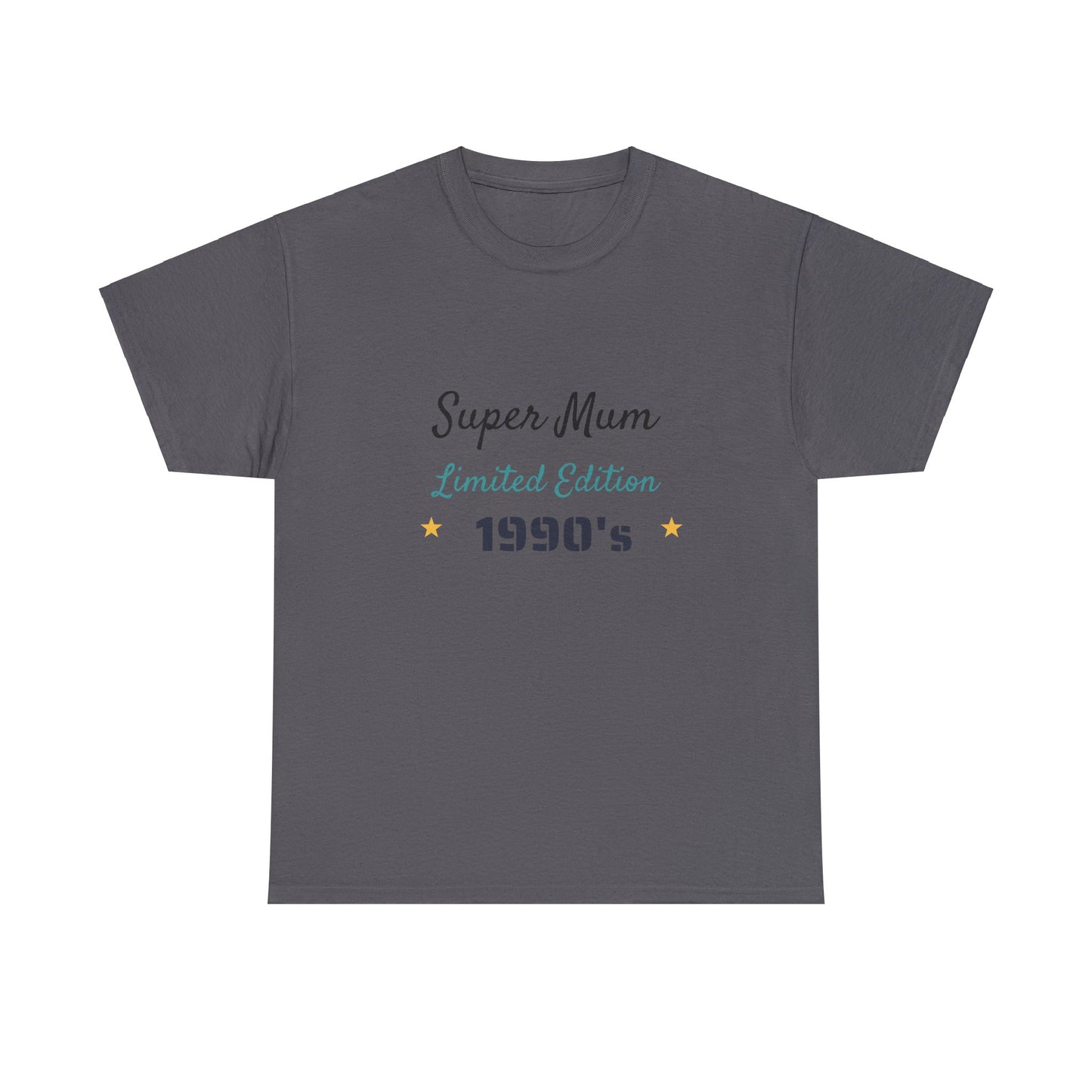 Mother's Day - super mum 1990's retro - Unisex Heavy Cotton Tee