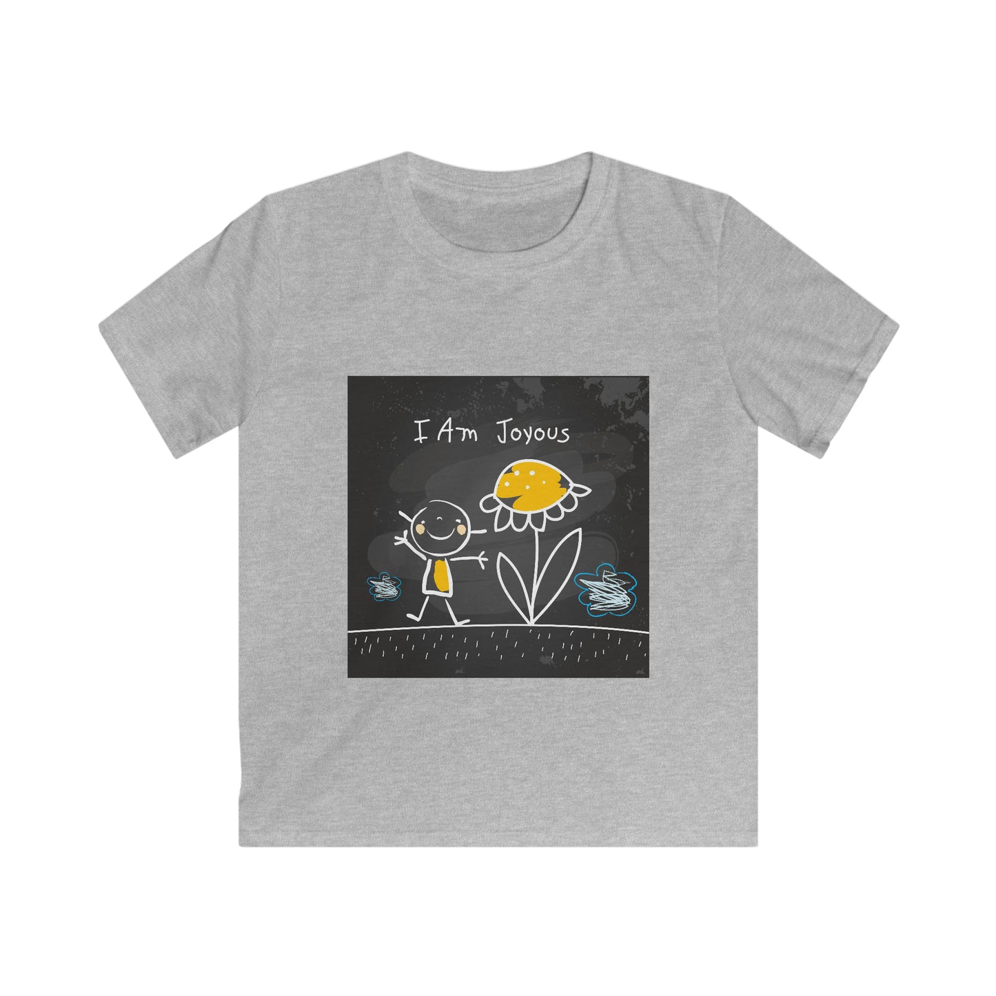 I am joyous - Affirmation Kids Softstyle Tee