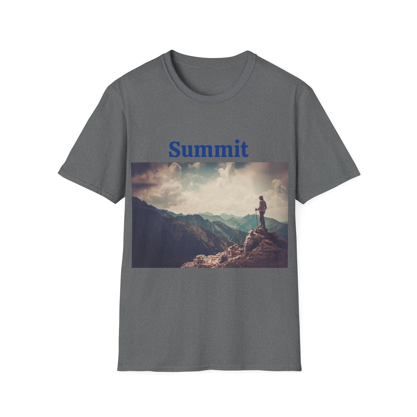 Summit Mountain View - Unisex Softstyle T-Shirt