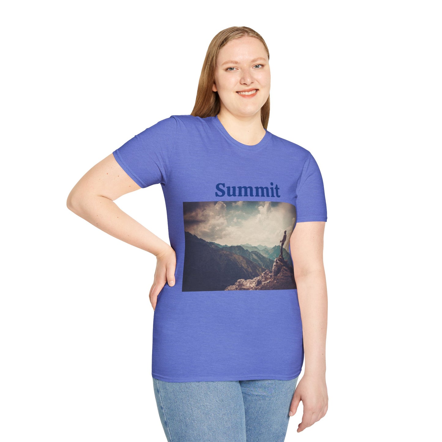 Summit Mountain View - Unisex Softstyle T-Shirt