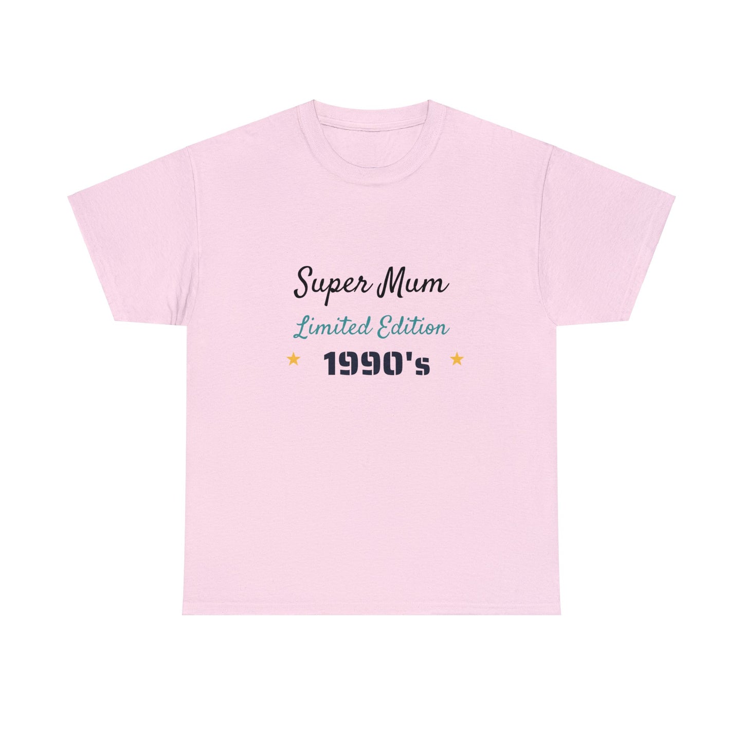 Mother's Day - super mum 1990's retro - Unisex Heavy Cotton Tee