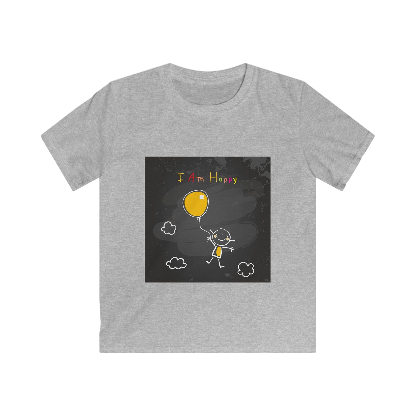 I am Happy - Affirmation Kids Softstyle Tee