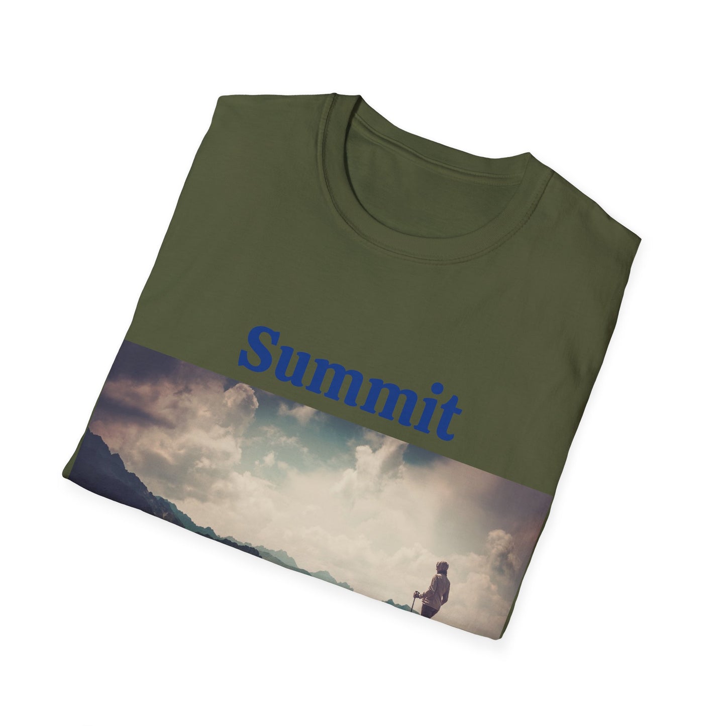 Summit Mountain View - Unisex Softstyle T-Shirt