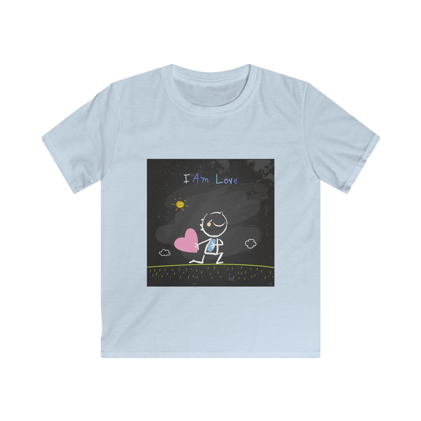 I am love Boy - Affirmation Kids Softstyle Tee