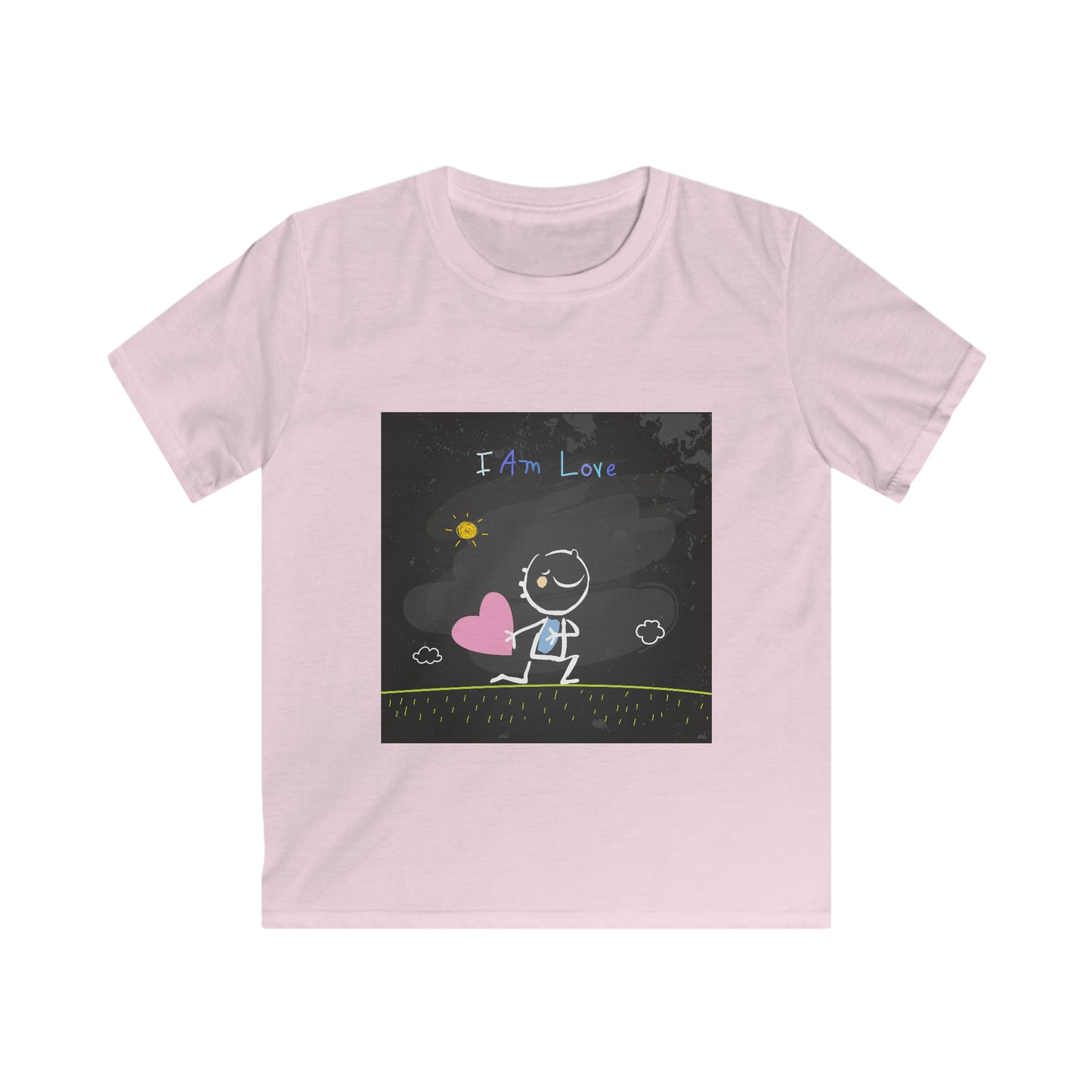 I am love Boy - Affirmation Kids Softstyle Tee