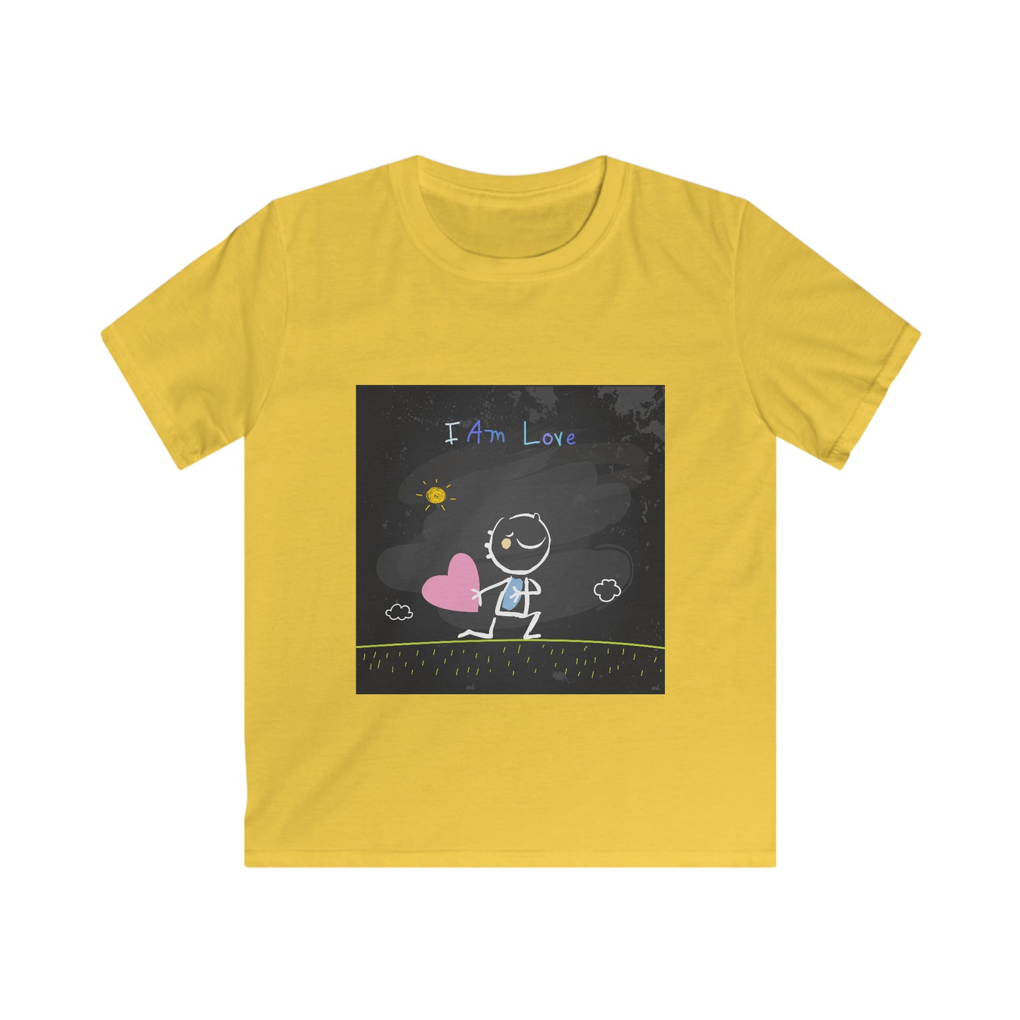 I am love Boy - Affirmation Kids Softstyle Tee