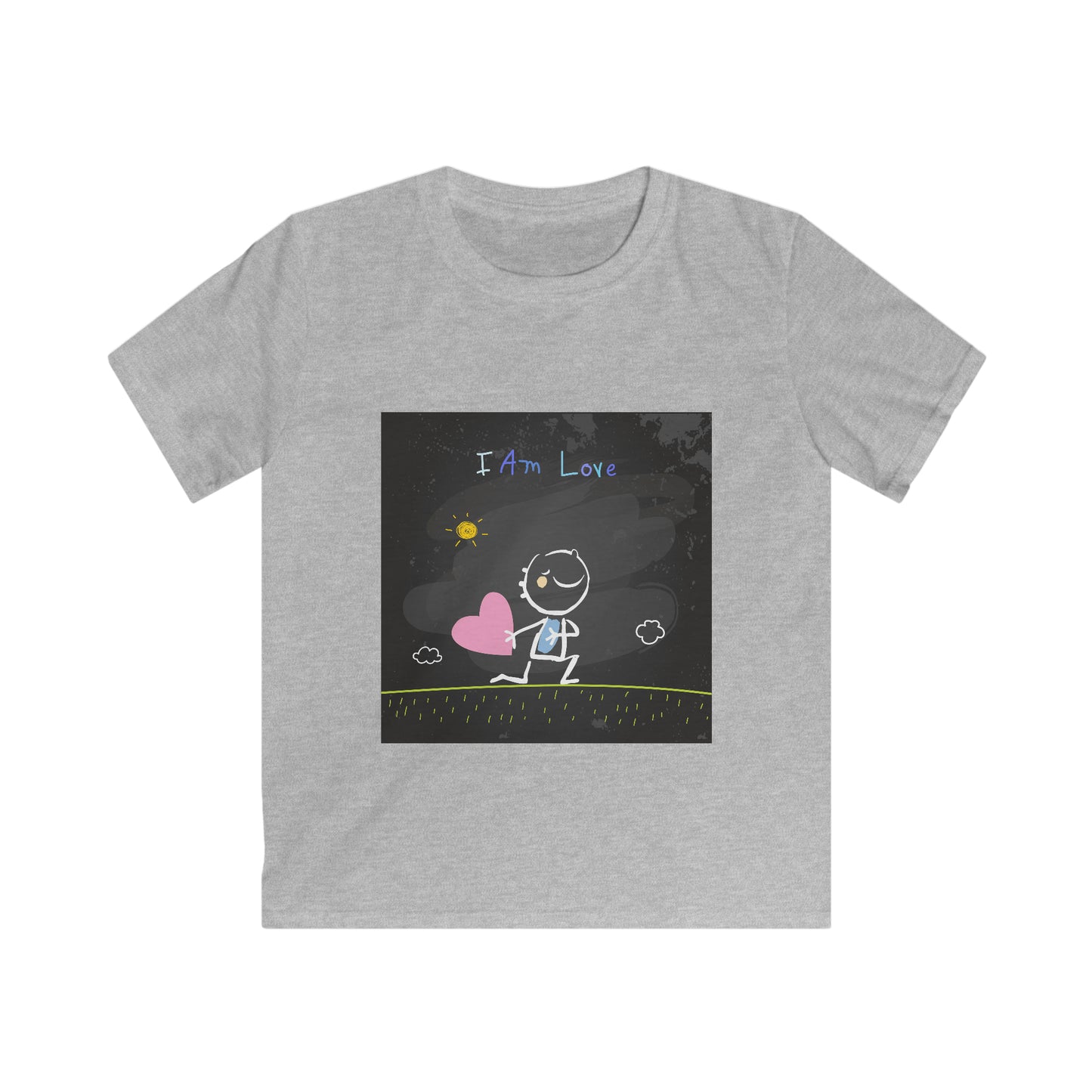 I am love Boy - Affirmation Kids Softstyle Tee