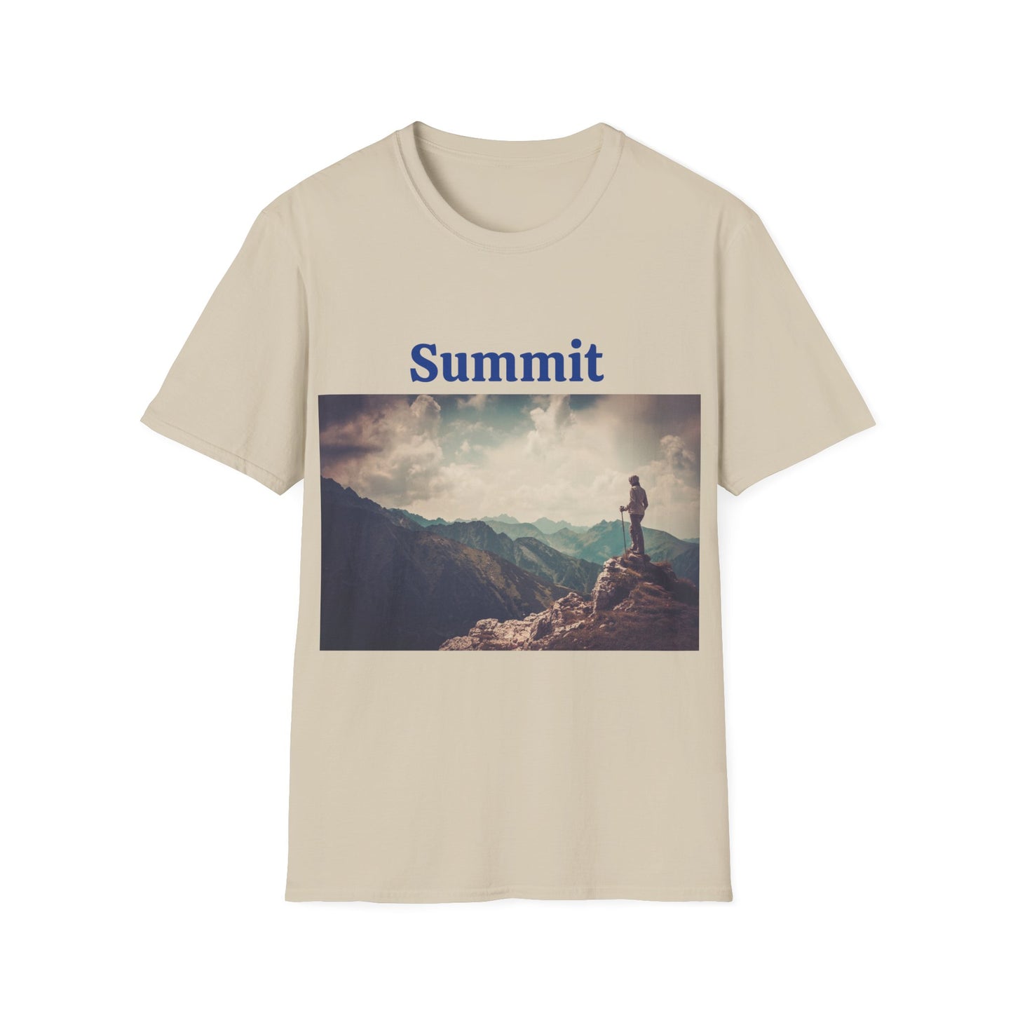 Summit Mountain View - Unisex Softstyle T-Shirt