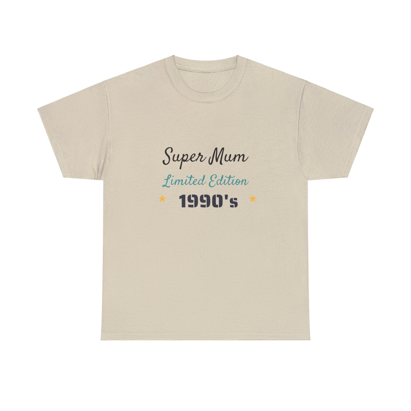 Mother's Day - super mum 1990's retro - Unisex Heavy Cotton Tee