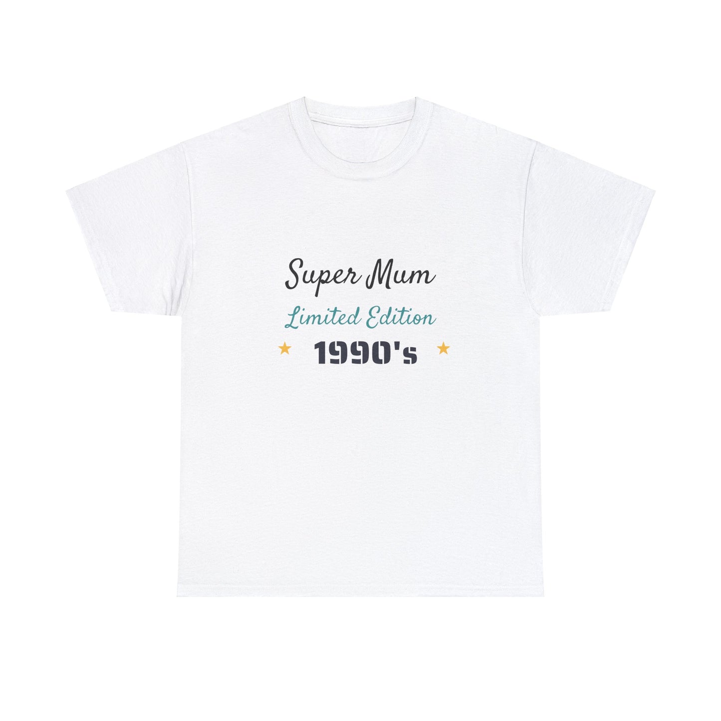 Mother's Day - super mum 1990's retro - Unisex Heavy Cotton Tee