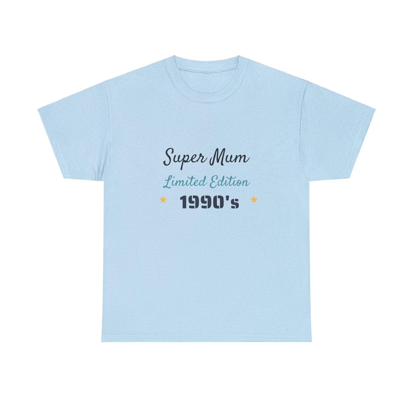 Mother's Day - super mum 1990's retro - Unisex Heavy Cotton Tee