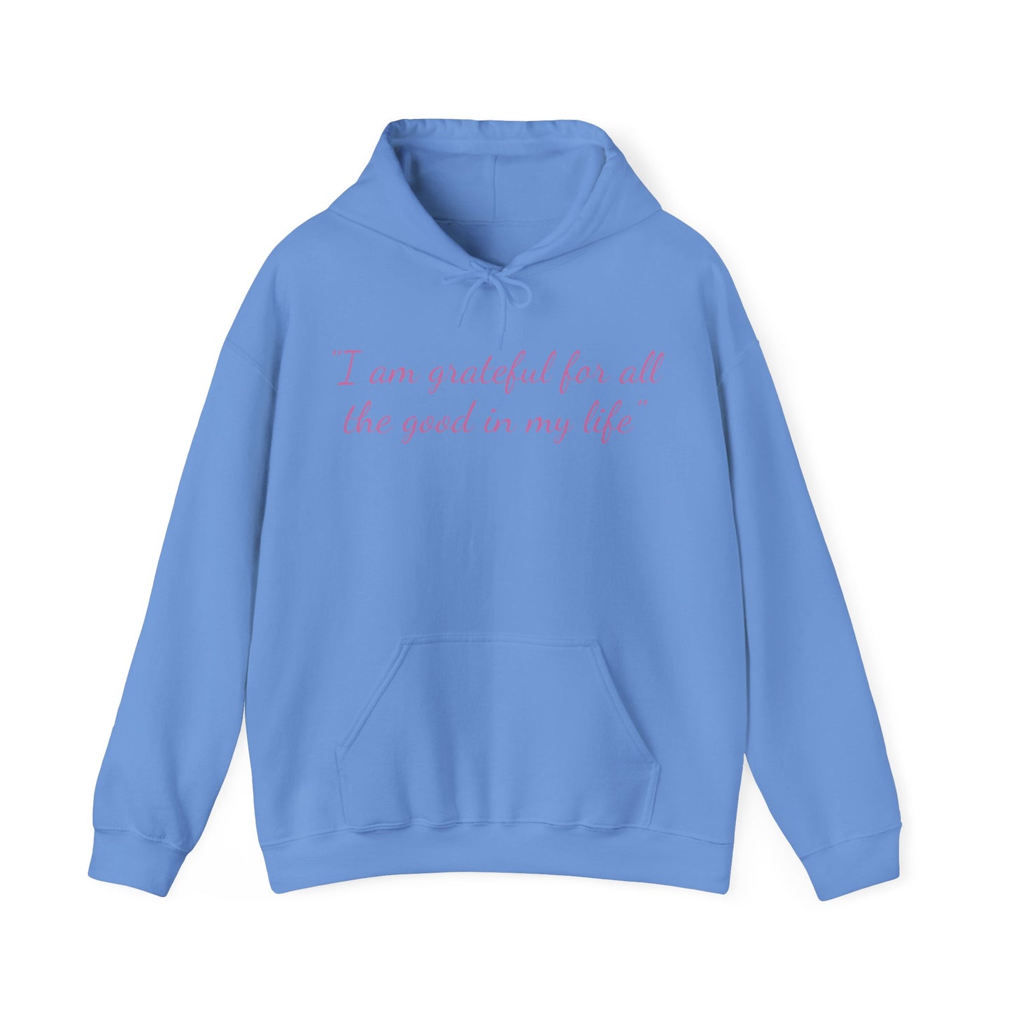 I am Grateful affirmation - Unisex Heavy Blend™ Hooded Sweatshirt