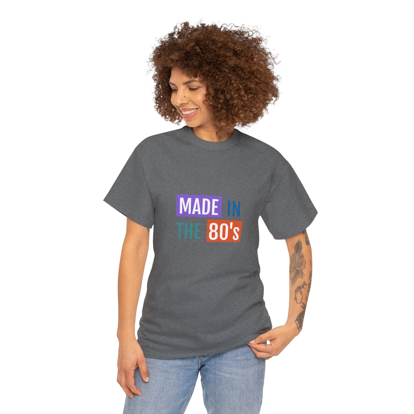 Retro 80's - Unisex Heavy Cotton Tee