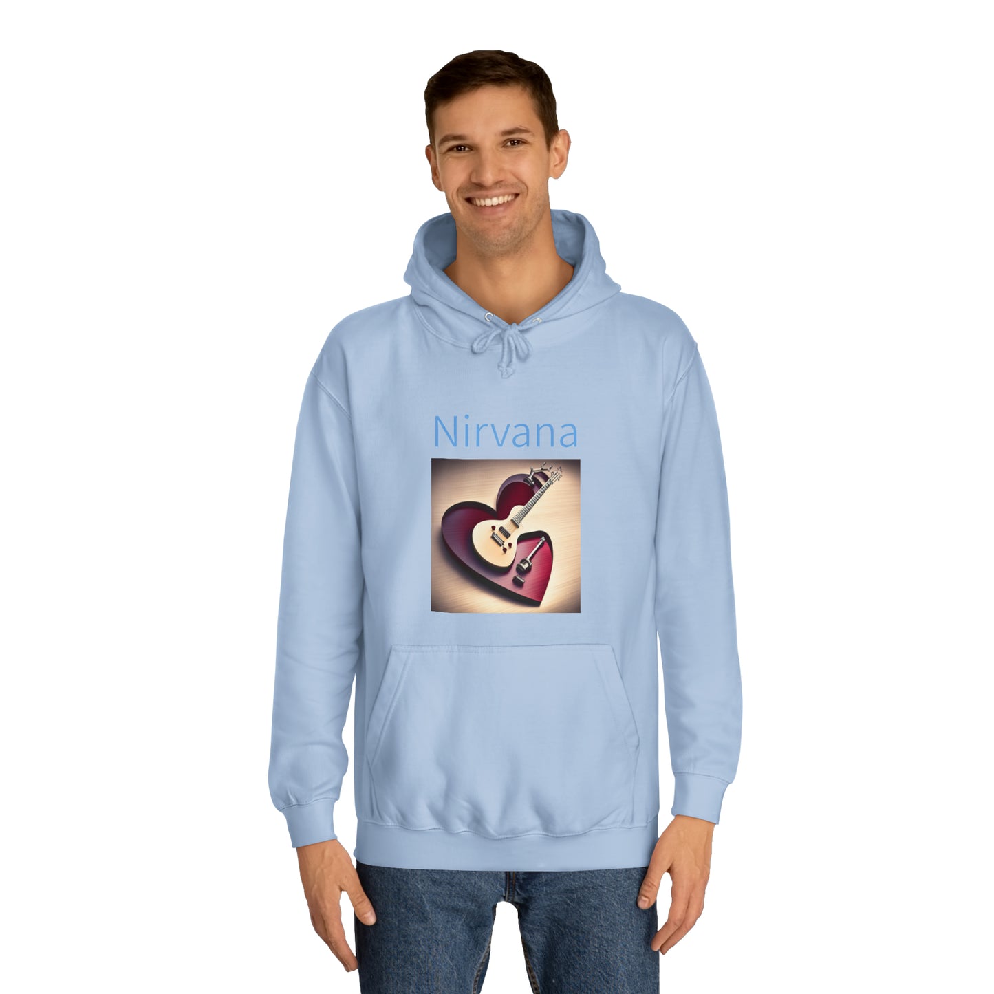 NIrvana Heart Shaped Box Hoodie - Unisex College Hoodie