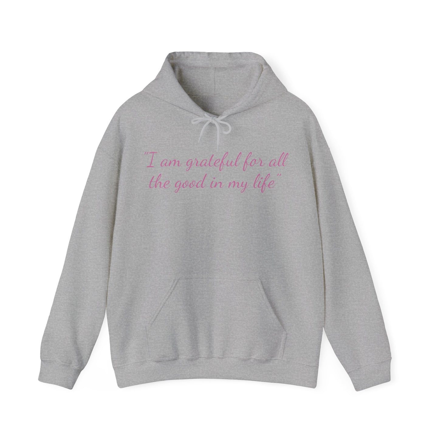 I am Grateful affirmation - Unisex Heavy Blend™ Hooded Sweatshirt