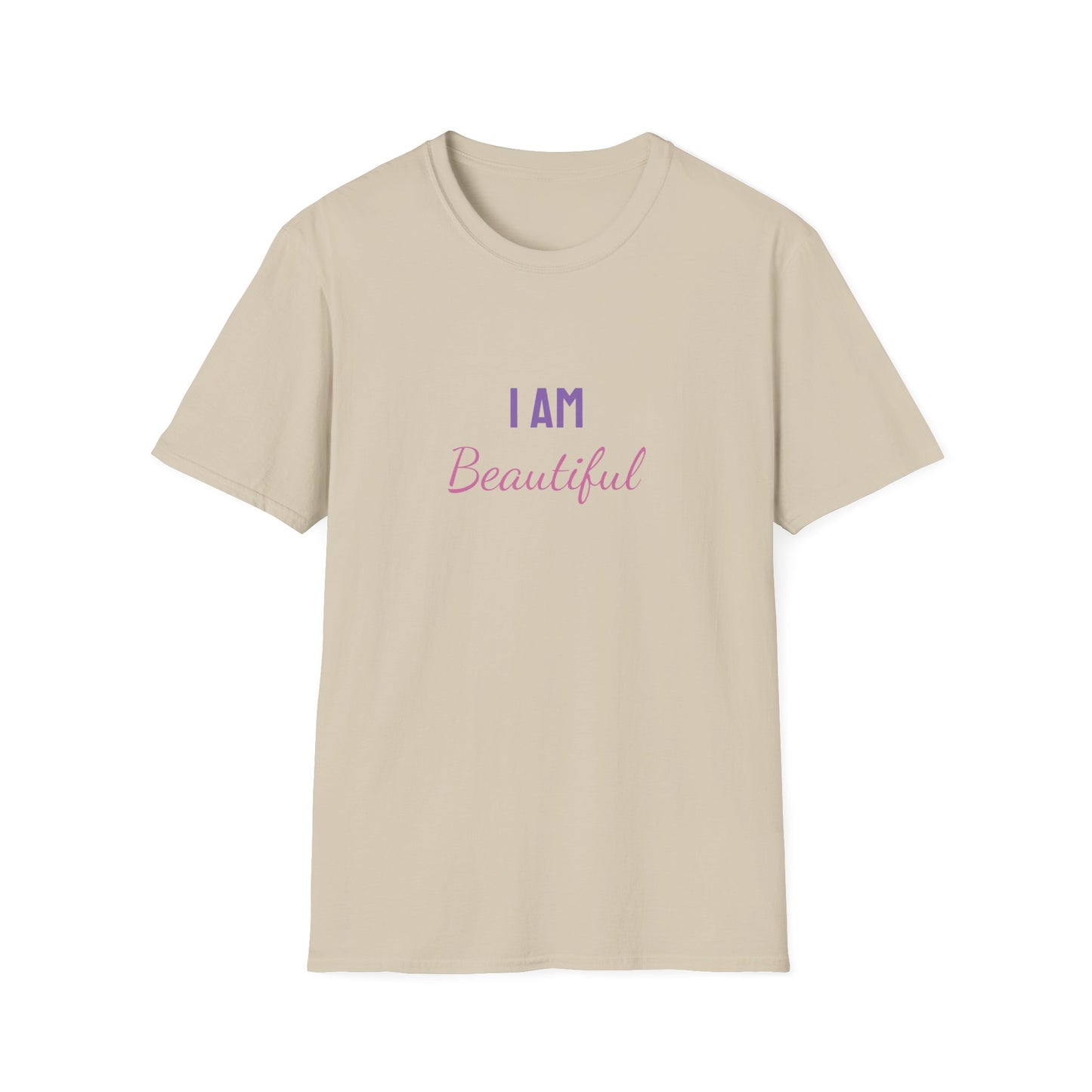 I am Beautiful - Affirmation Unisex Softstyle T-Shirt