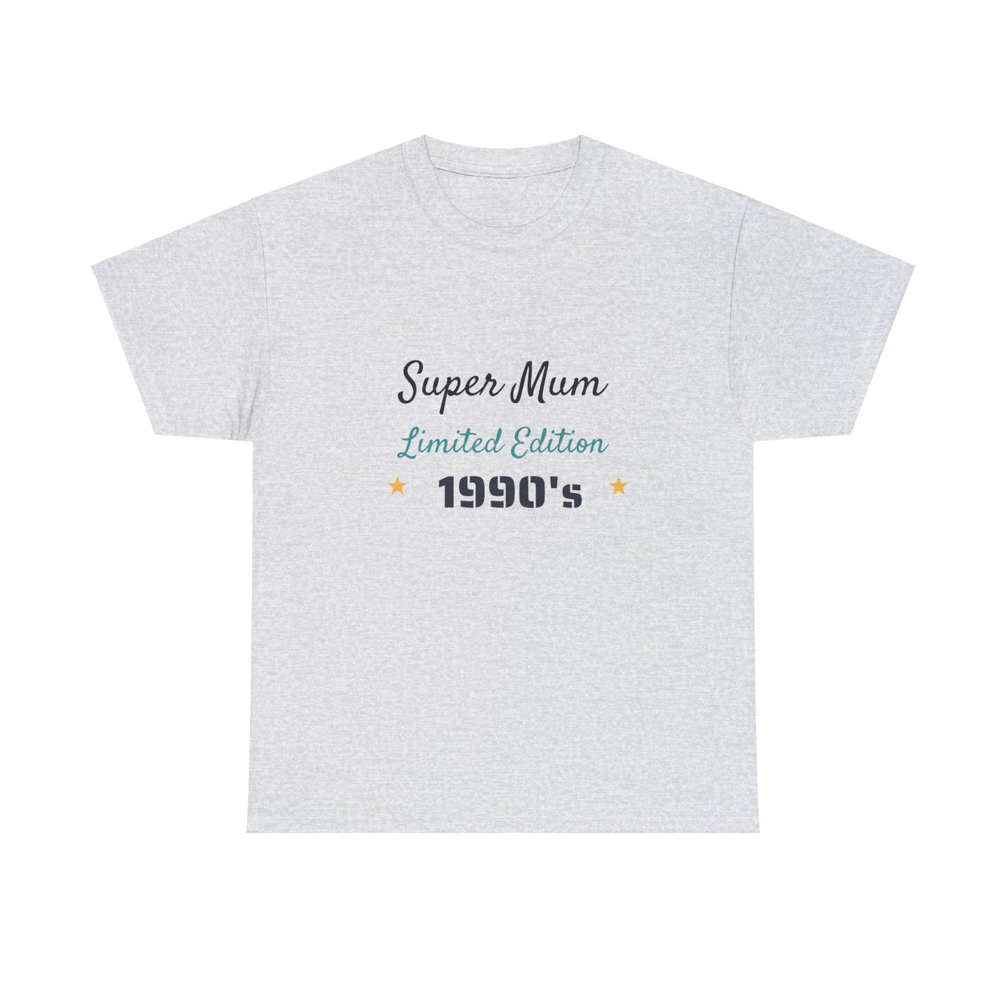 Mother's Day - super mum 1990's retro - Unisex Heavy Cotton Tee