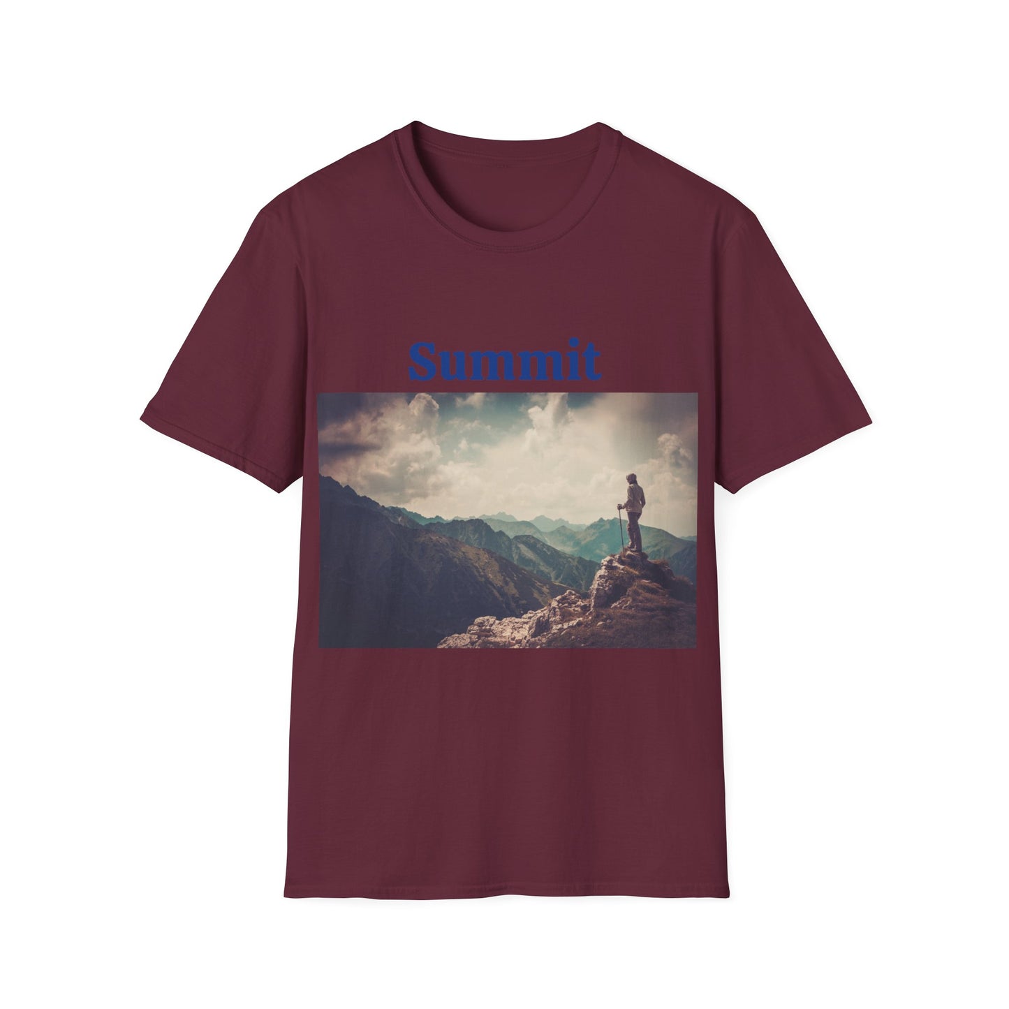 Summit Mountain View - Unisex Softstyle T-Shirt