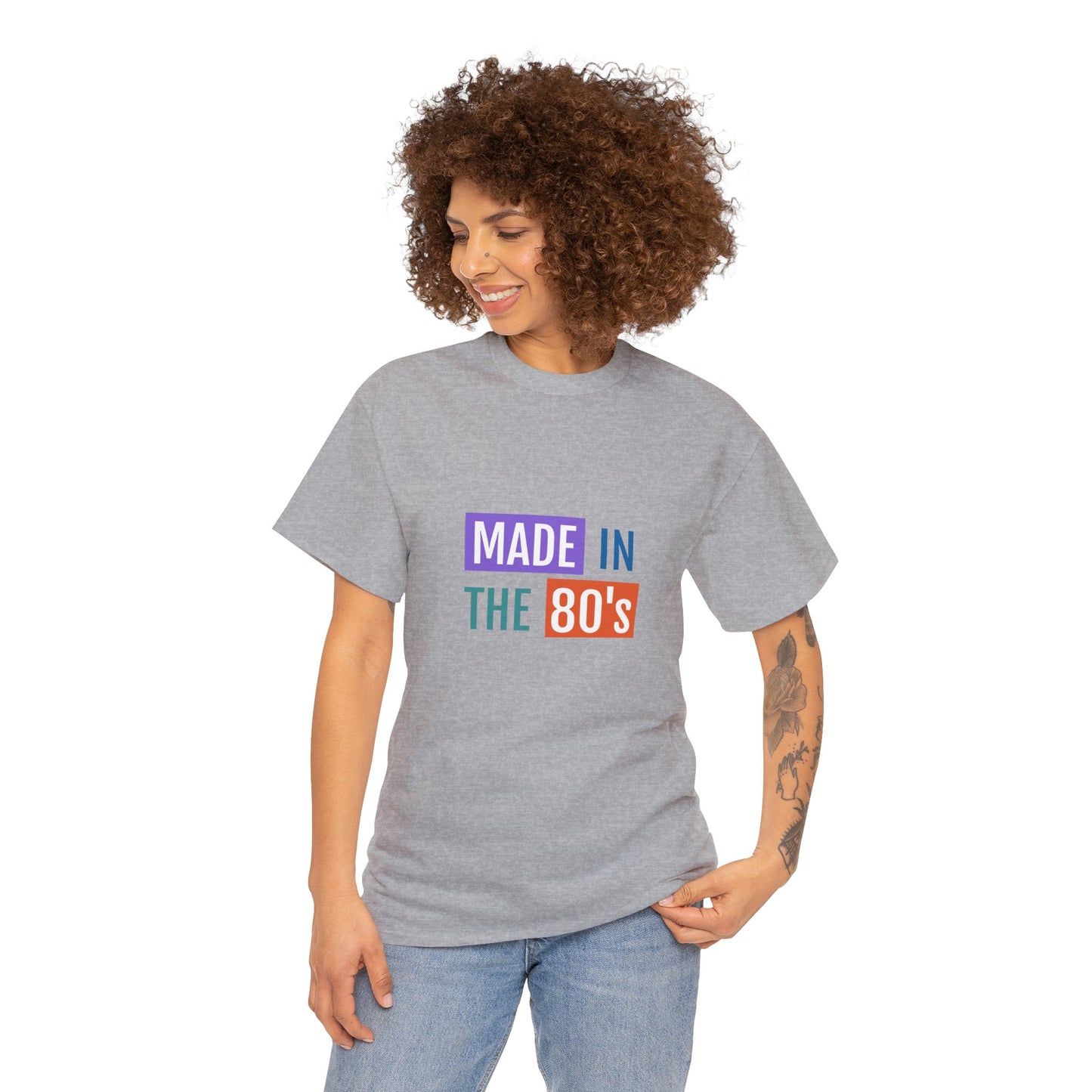 Retro 80's - Unisex Heavy Cotton Tee