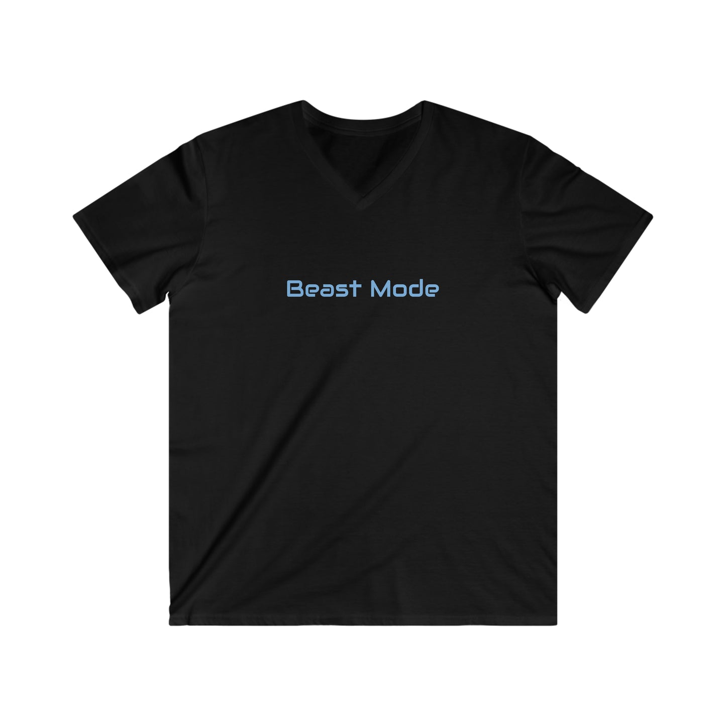 Beast mode - Affirmation Men's Fitted V-Neck Short Sleeve Tee