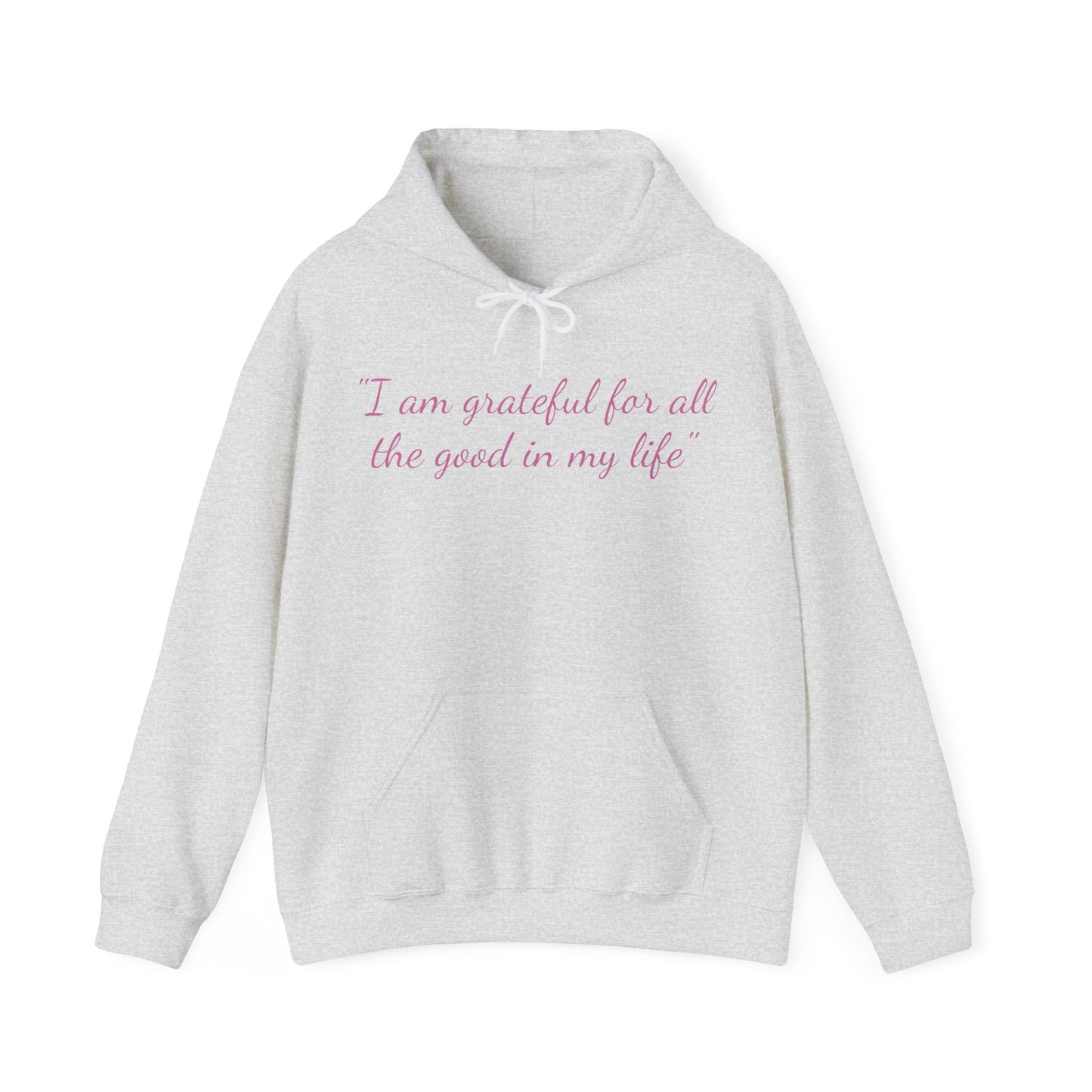 I am Grateful affirmation - Unisex Heavy Blend™ Hooded Sweatshirt