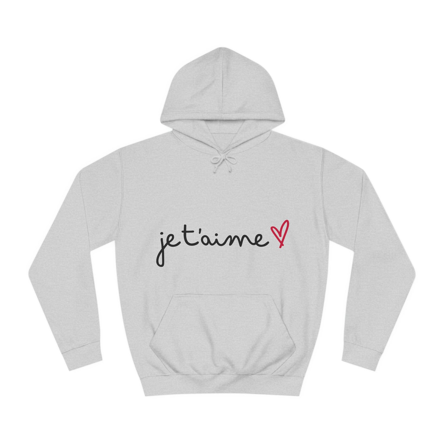 Jetaime - love - Unisex College Hoodie