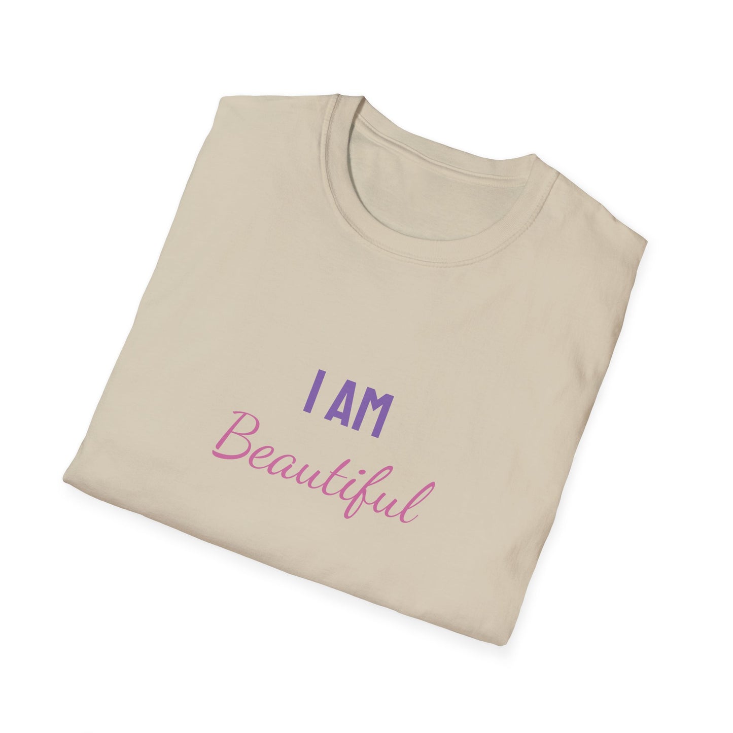 I am Beautiful - Affirmation Unisex Softstyle T-Shirt