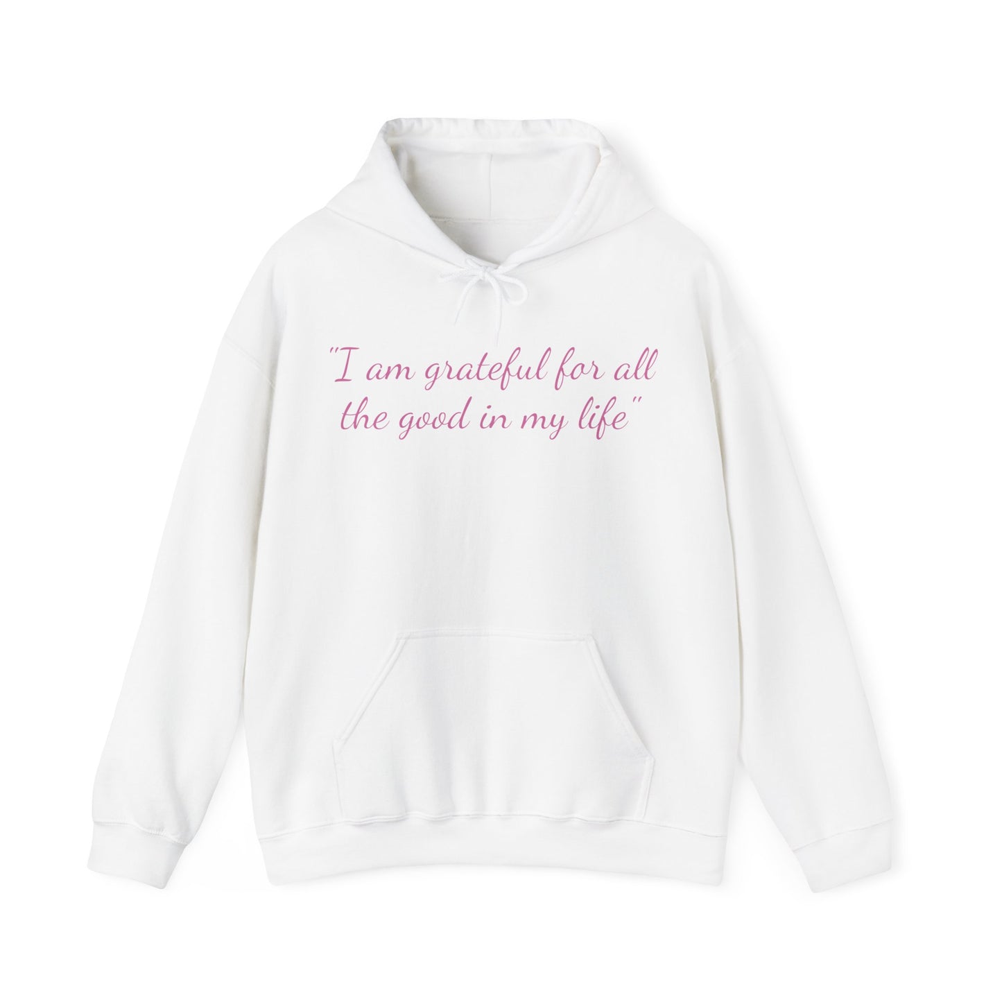 I am Grateful affirmation - Unisex Heavy Blend™ Hooded Sweatshirt