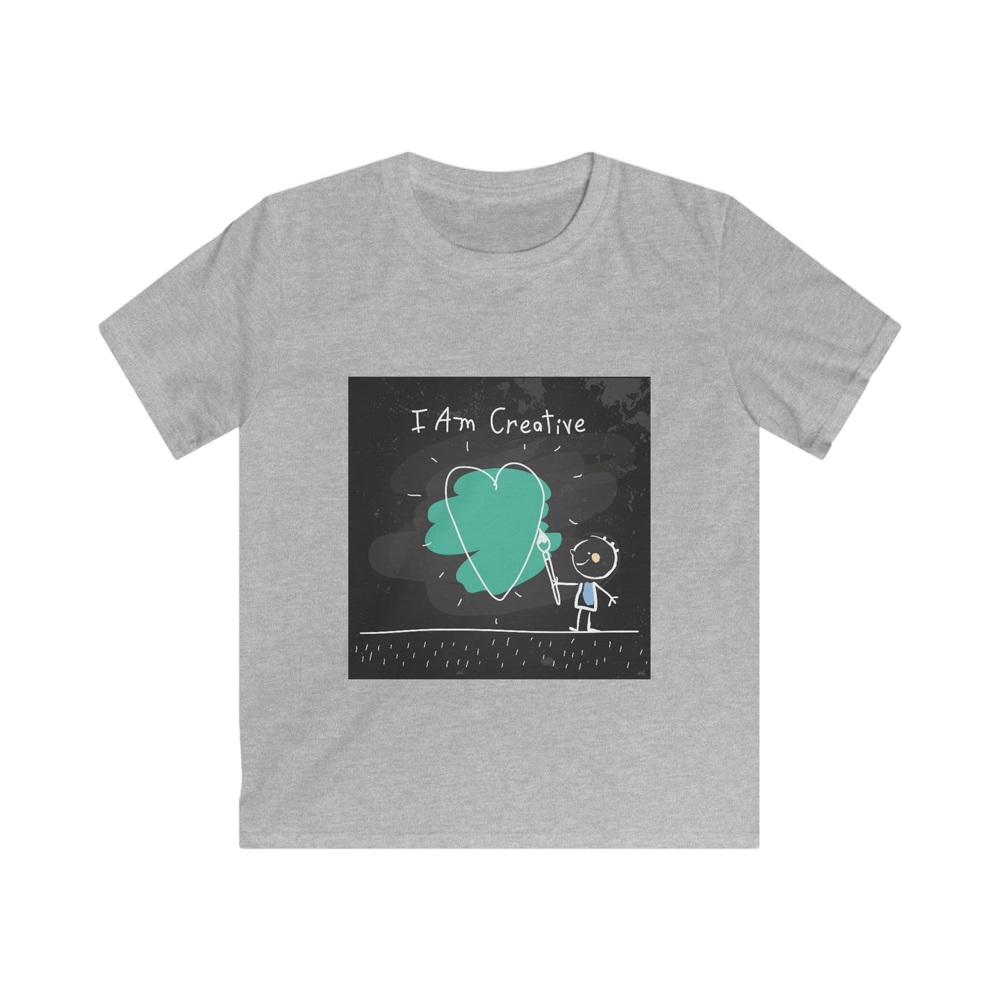 I am creative - Affirmations Kids Softstyle Tee