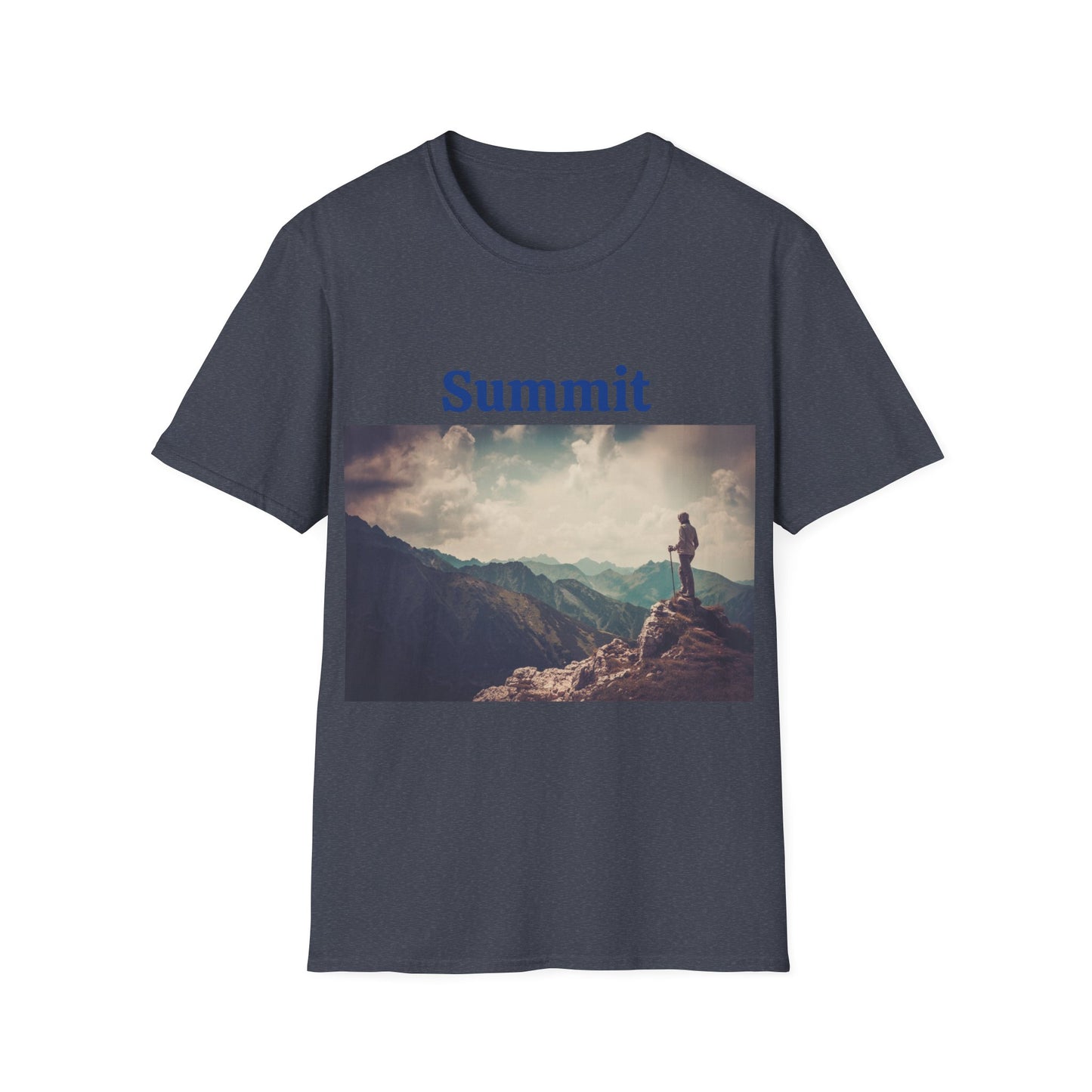 Summit Mountain View - Unisex Softstyle T-Shirt