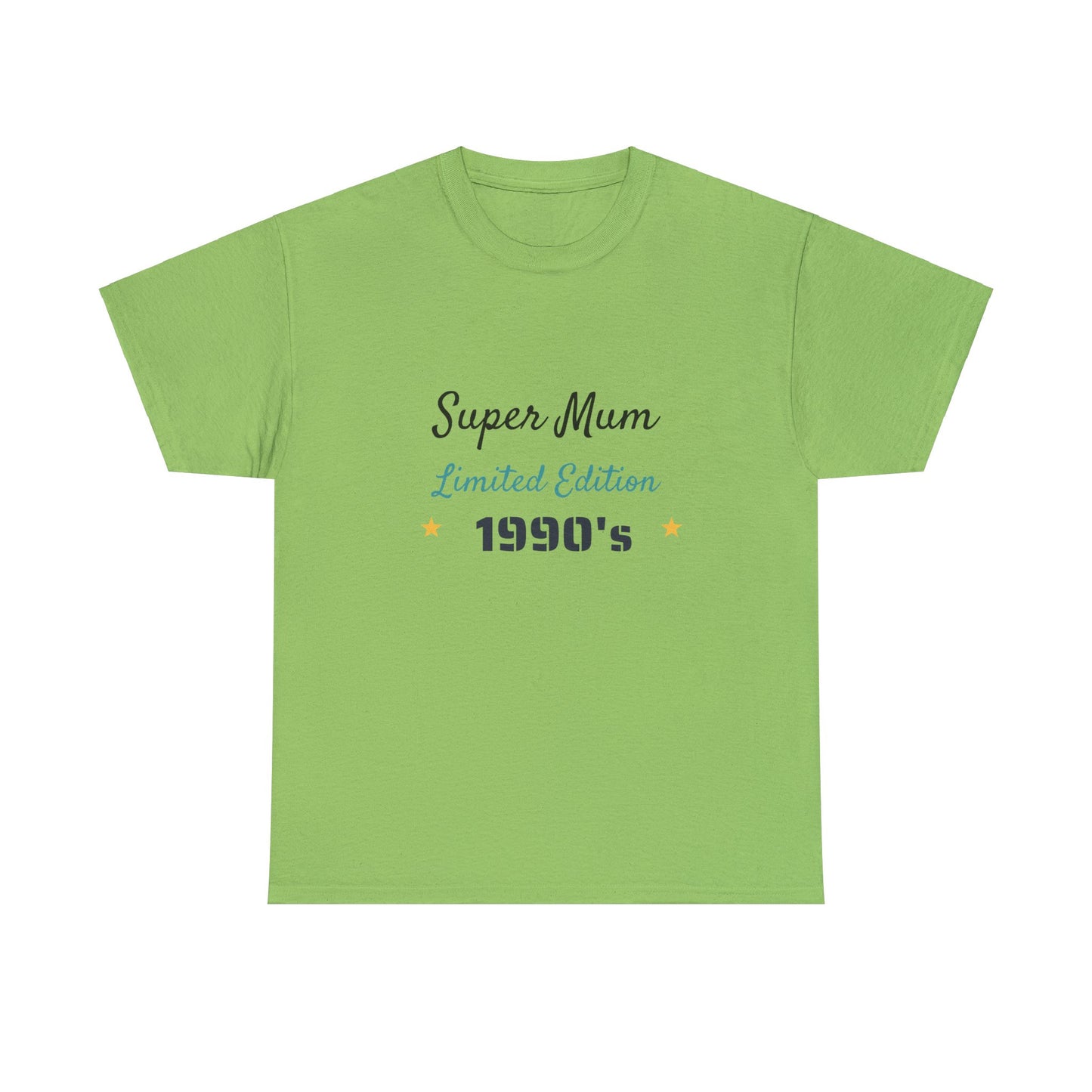 Mother's Day - super mum 1990's retro - Unisex Heavy Cotton Tee