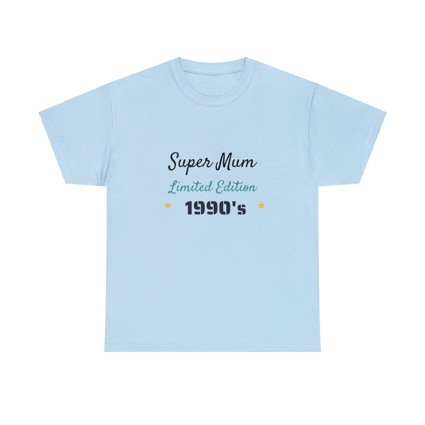 Mother's Day - super mum 1990's retro - Unisex Heavy Cotton Tee