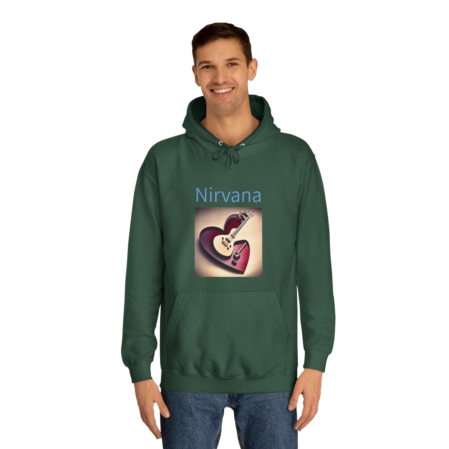 NIrvana Heart Shaped Box Hoodie - Unisex College Hoodie