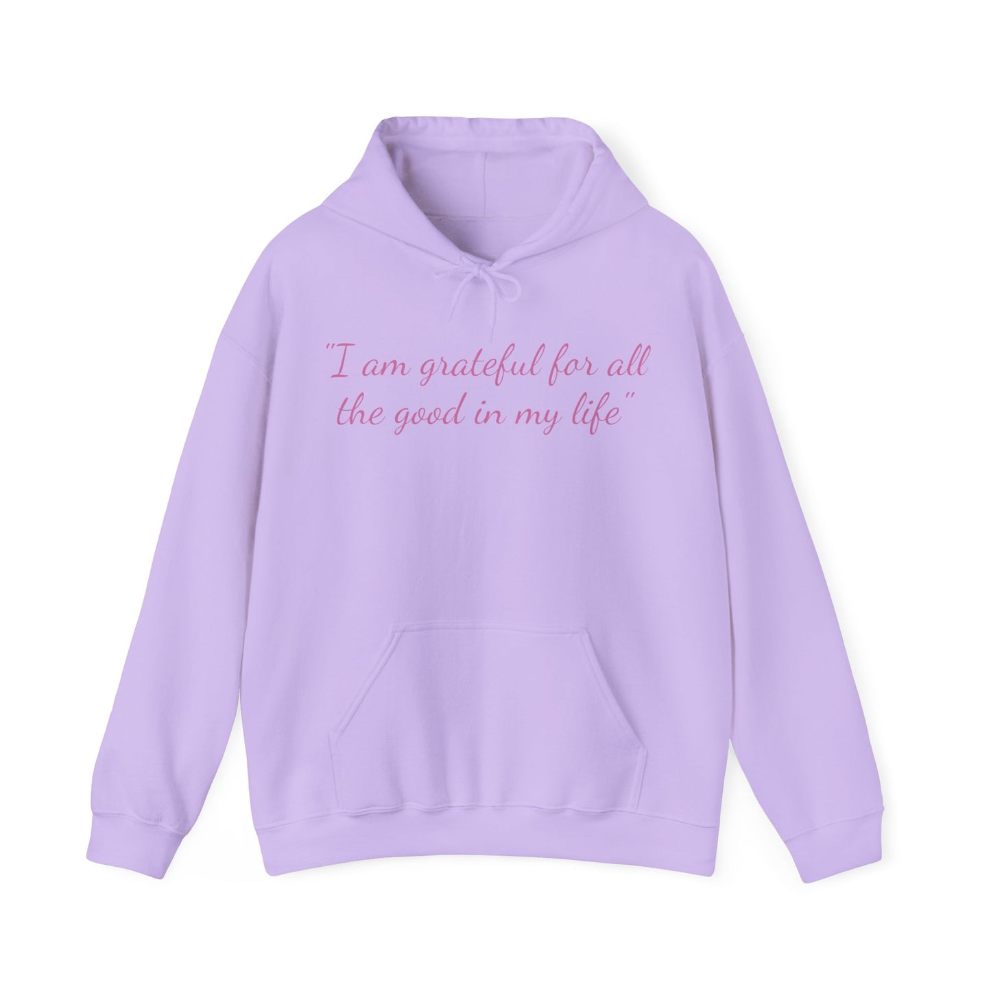 I am Grateful affirmation - Unisex Heavy Blend™ Hooded Sweatshirt