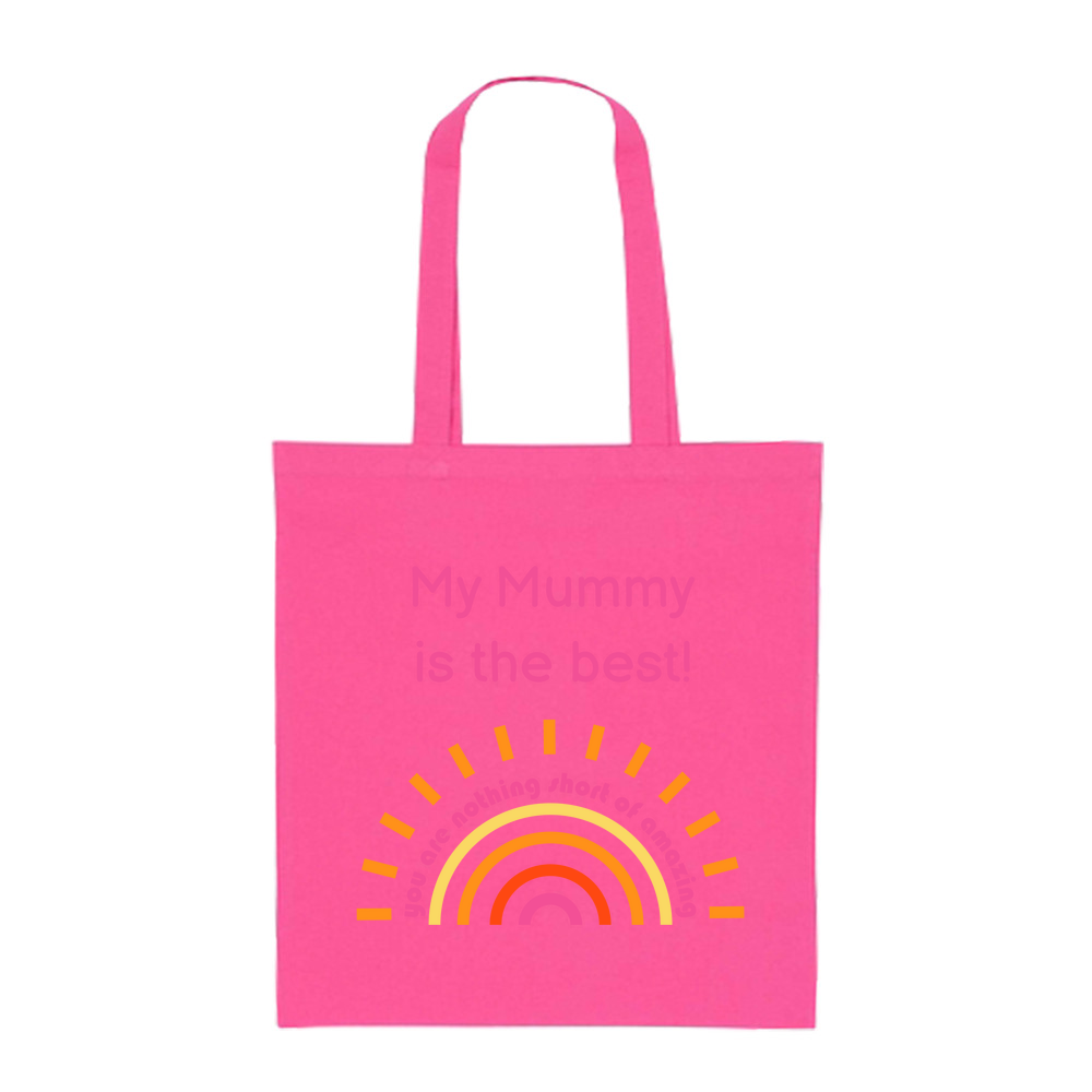 Mother's Day - Coloured Cotton Tote Bag