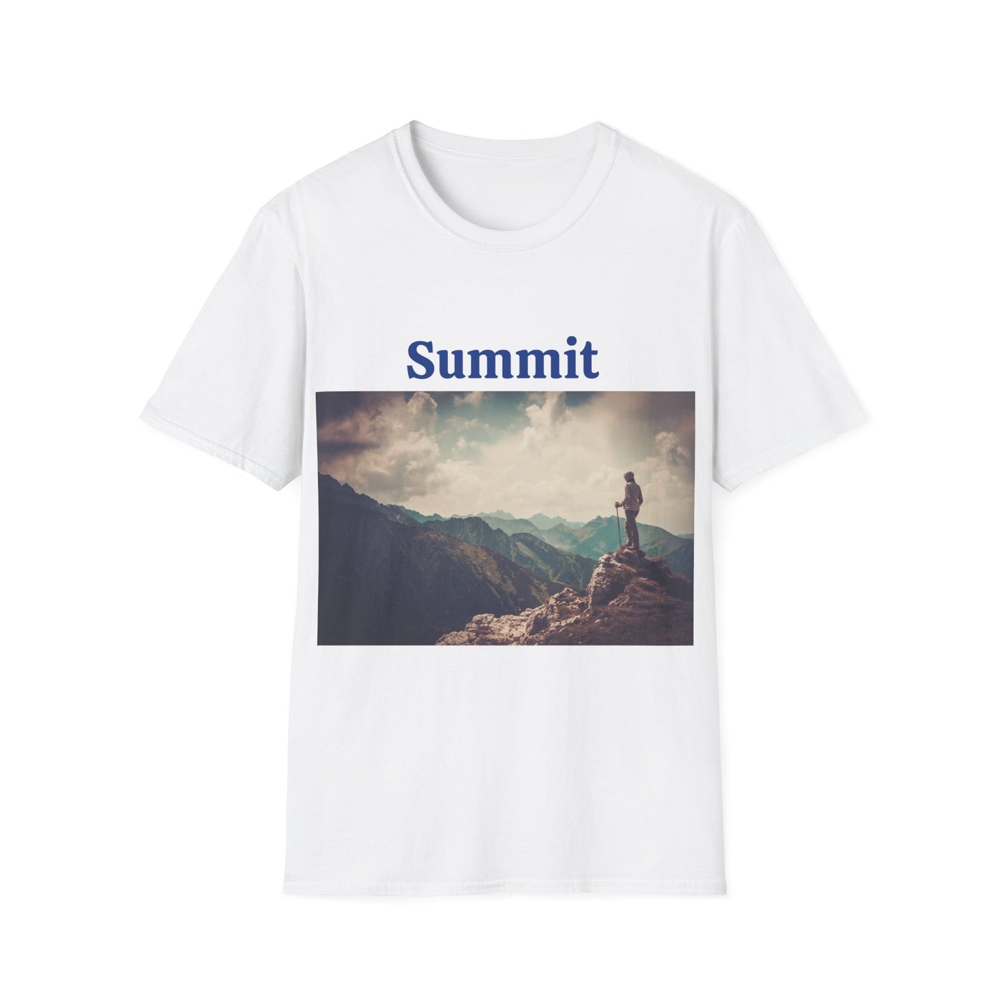 Summit Mountain View - Unisex Softstyle T-Shirt