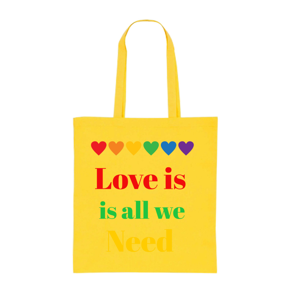 Coloured Cotton Tote Bag