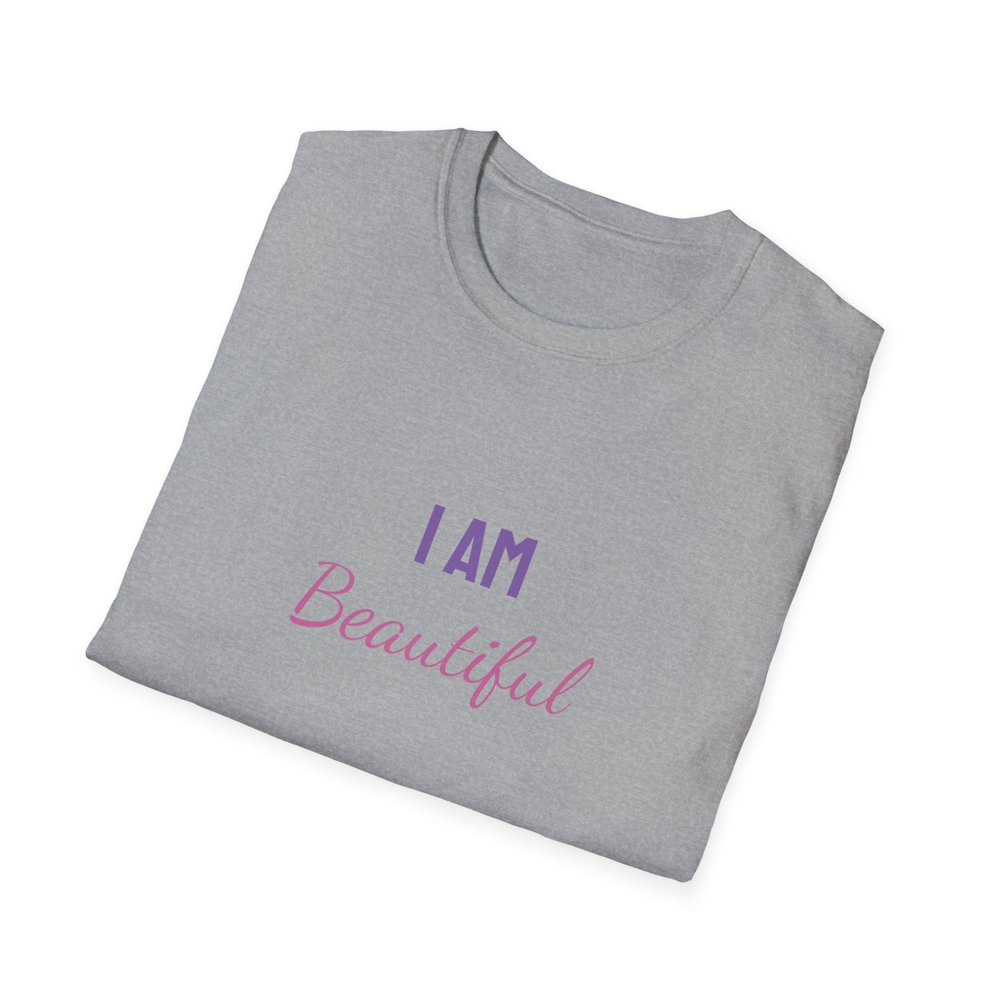 I am Beautiful - Affirmation Unisex Softstyle T-Shirt