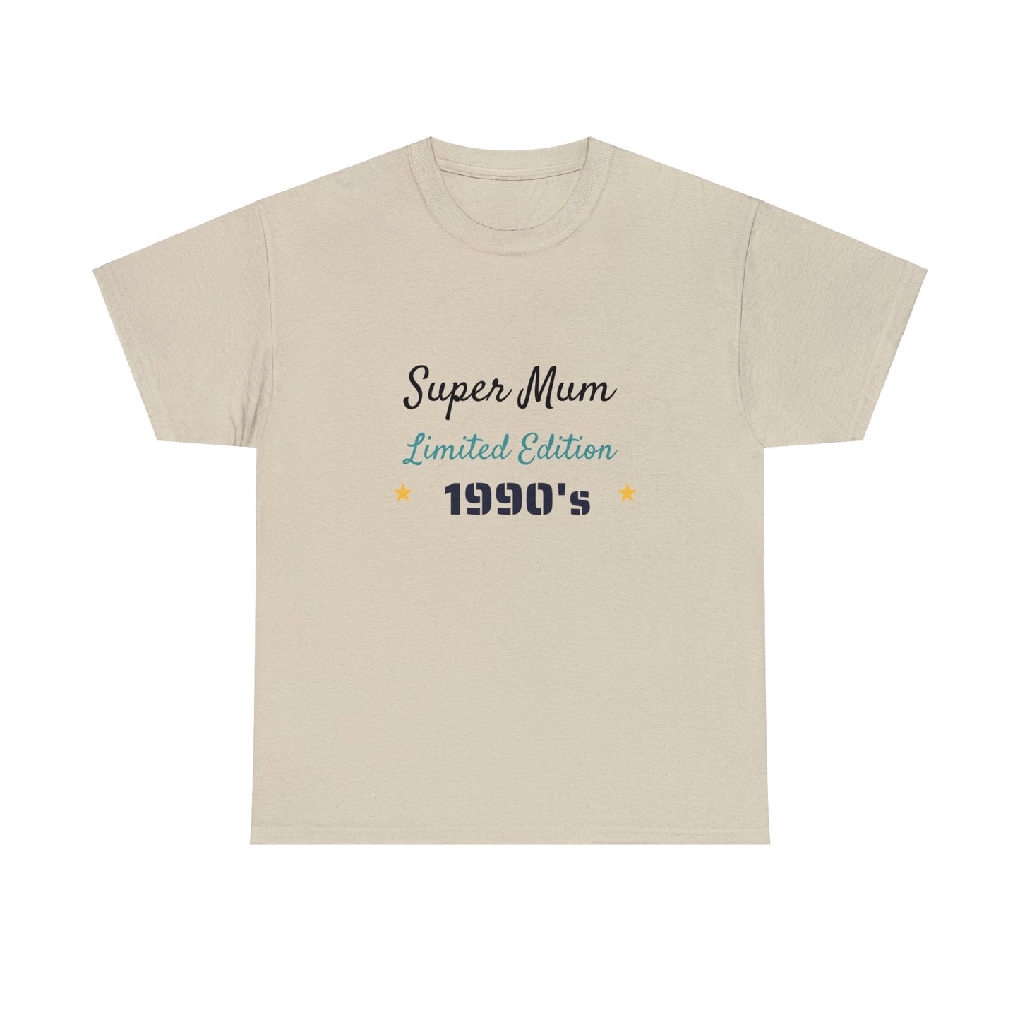 Mother's Day - super mum 1990's retro - Unisex Heavy Cotton Tee