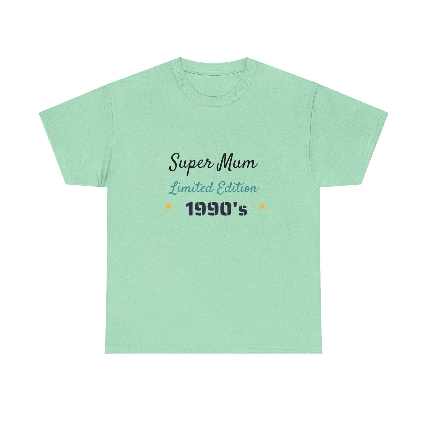 Mother's Day - super mum 1990's retro - Unisex Heavy Cotton Tee