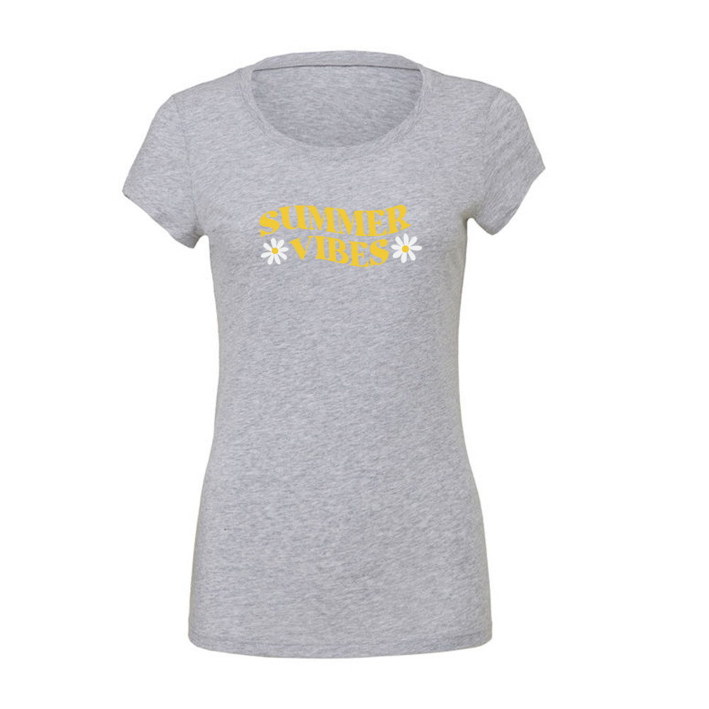 Summer Vibes -  Ladies Slim Fit T-Shirt