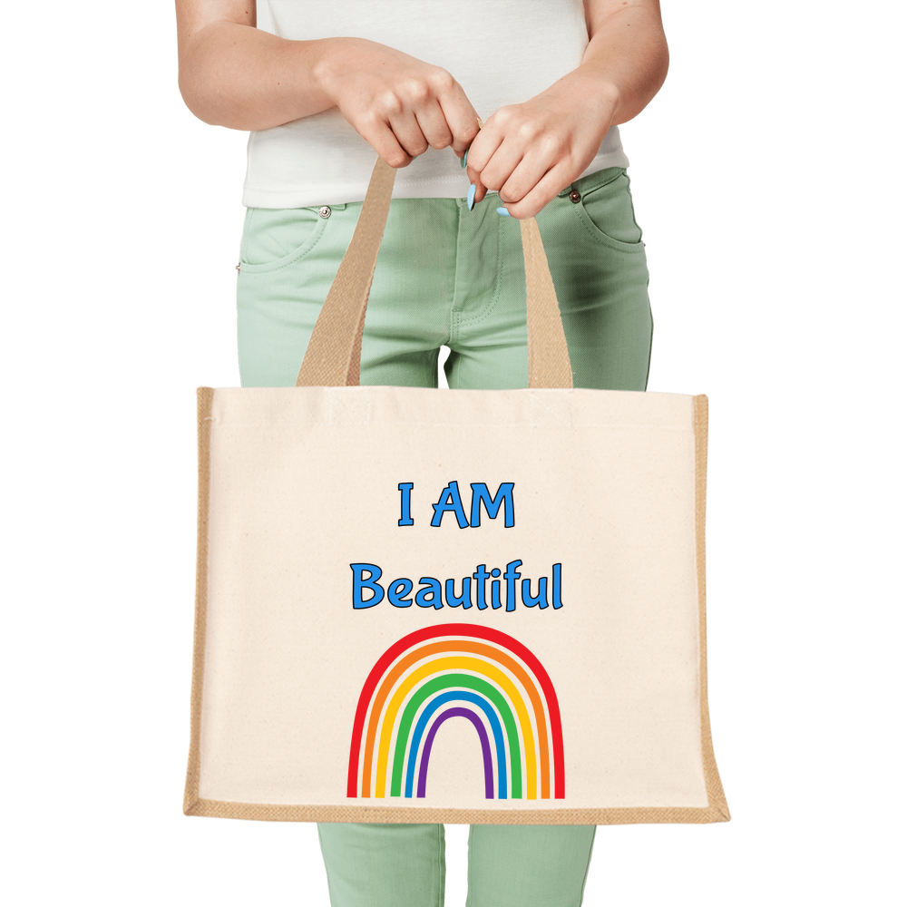 Canvas & Jute Shopper Bag