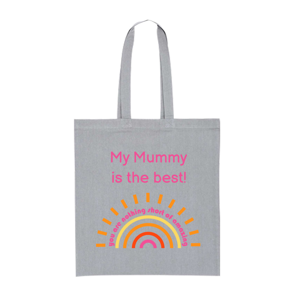 Mother's Day - Coloured Cotton Tote Bag