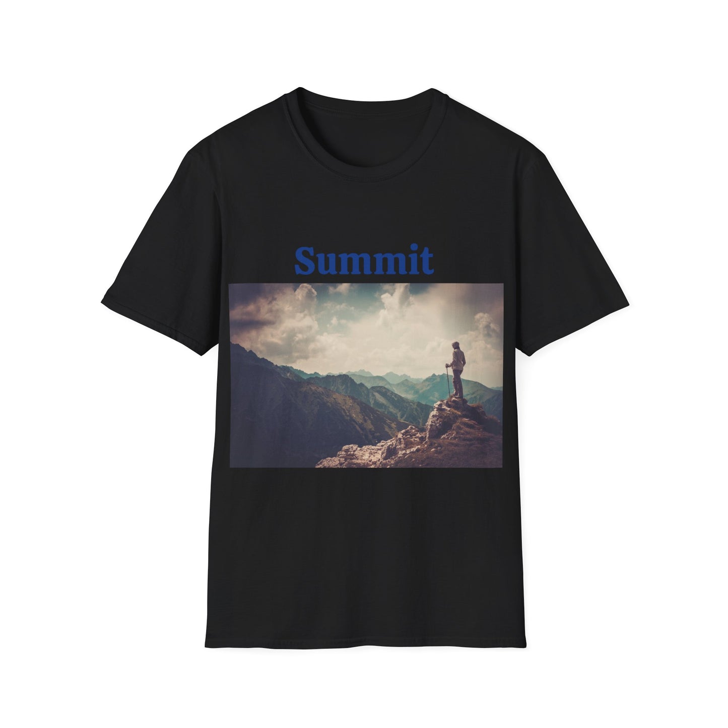 Summit Mountain View - Unisex Softstyle T-Shirt